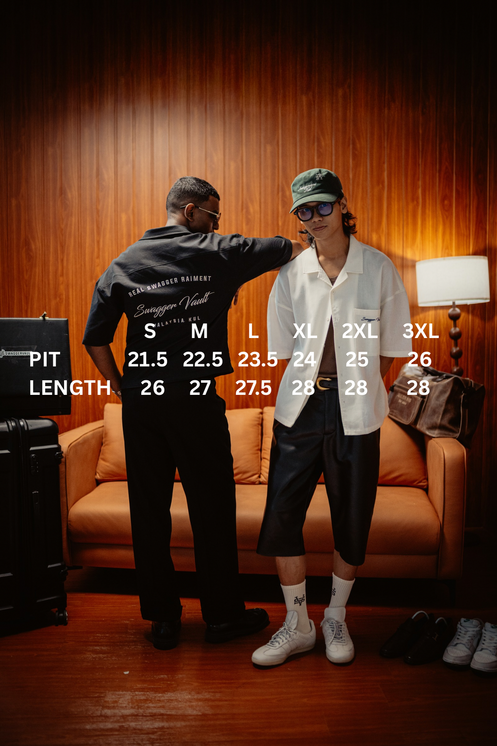 OPEN COLLAR SHIRT | BLACK