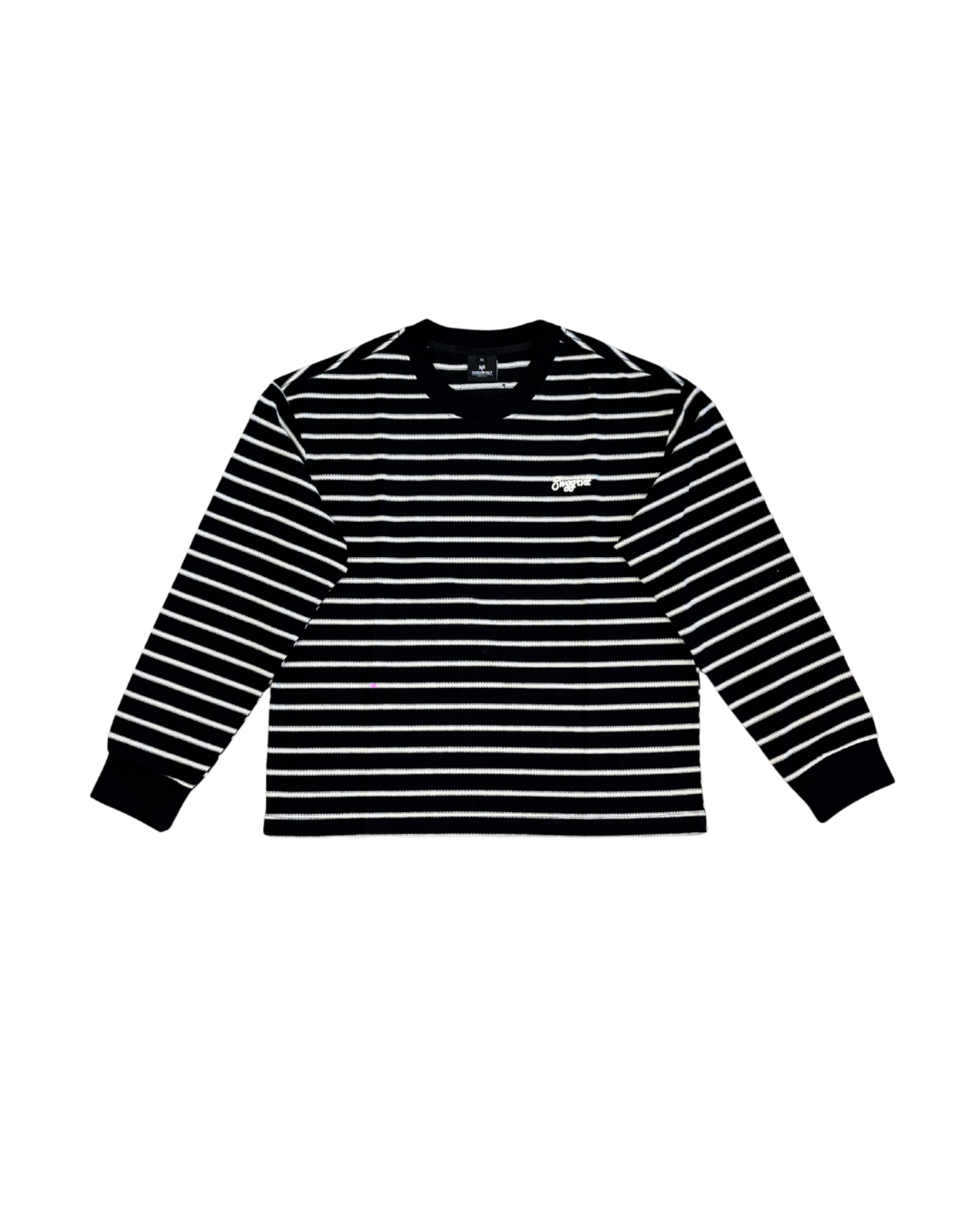 SWGGRVLT STRIPES CREW NECK | CLASSIC BLACK