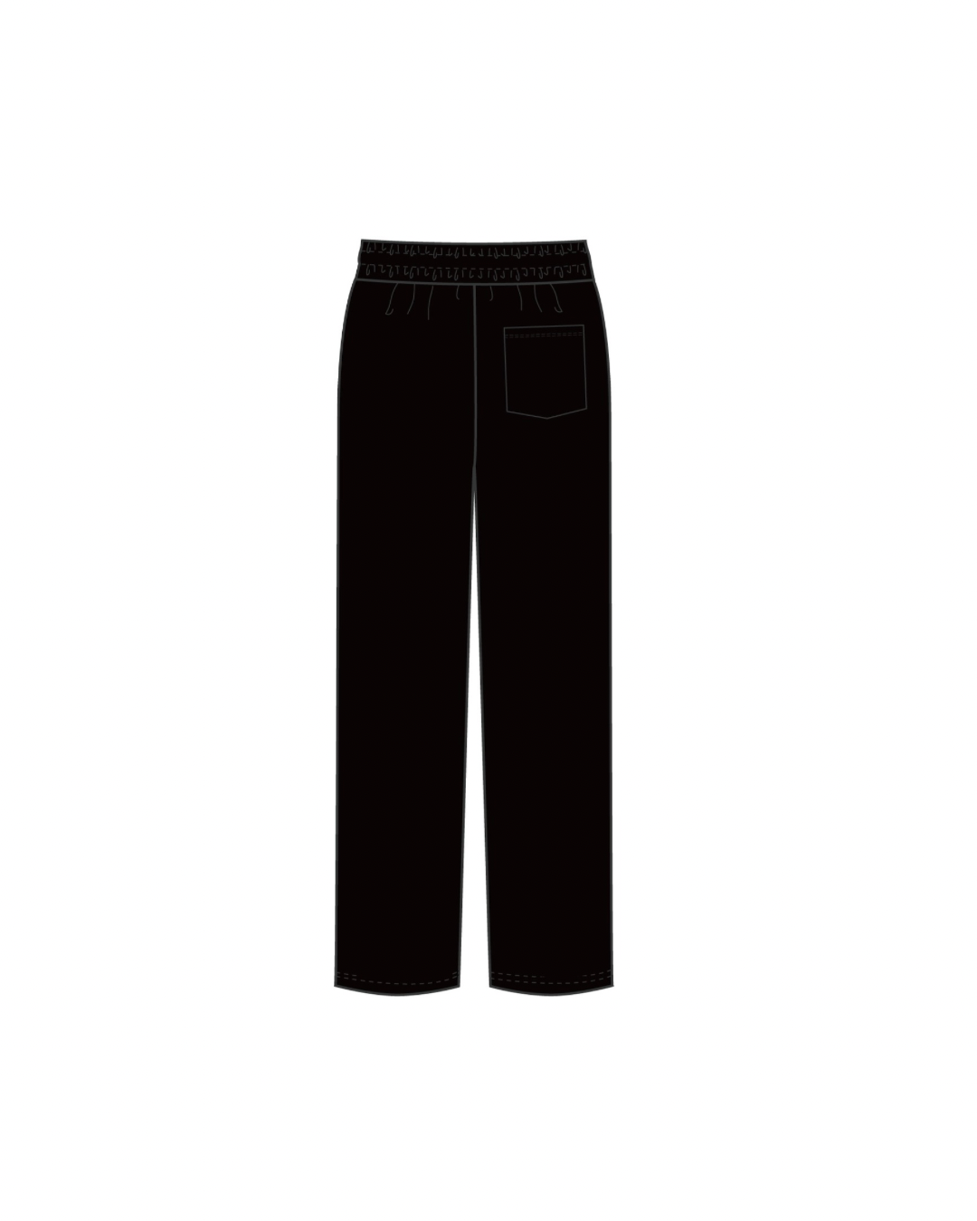 CREWEL PANT | BLACK