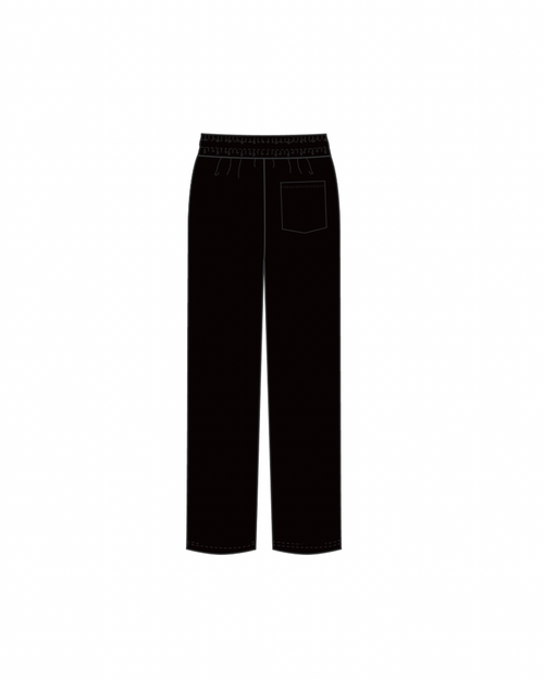 CREWEL PANT | BLACK