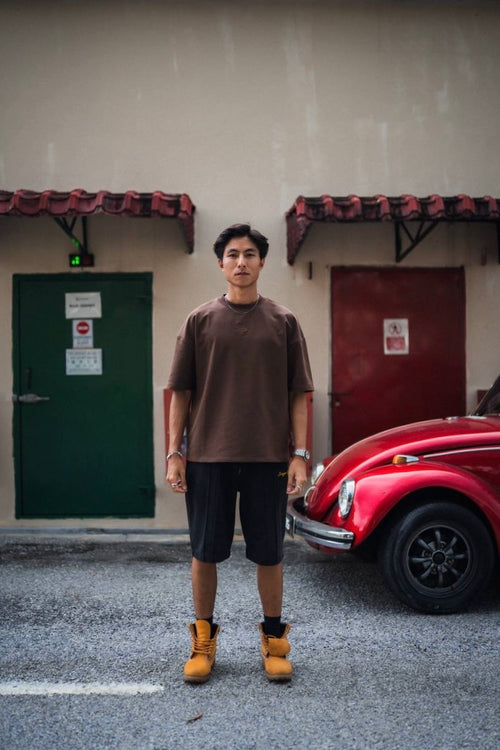 BASIC TEE | DARK BROWN