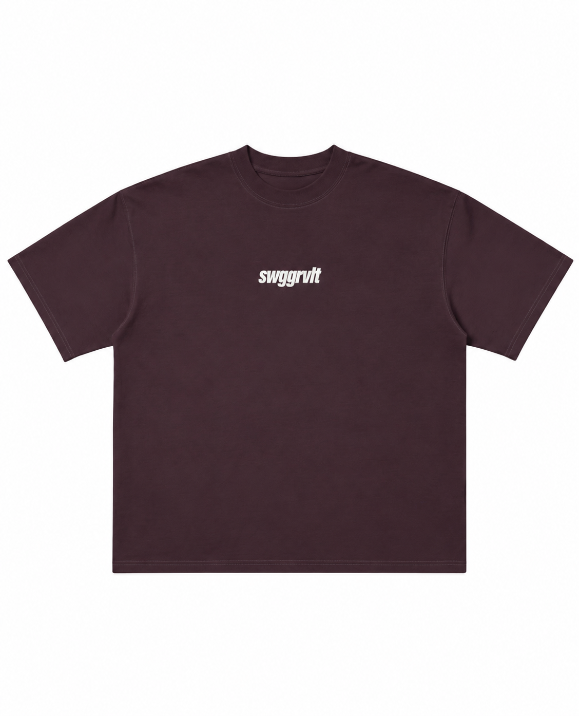 SWGGRVLT CLOUD TEE | DARK PLUM