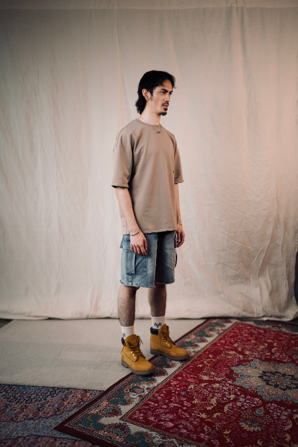 ESSENTIAL SWAGGER TEE | BROWN KHAKI