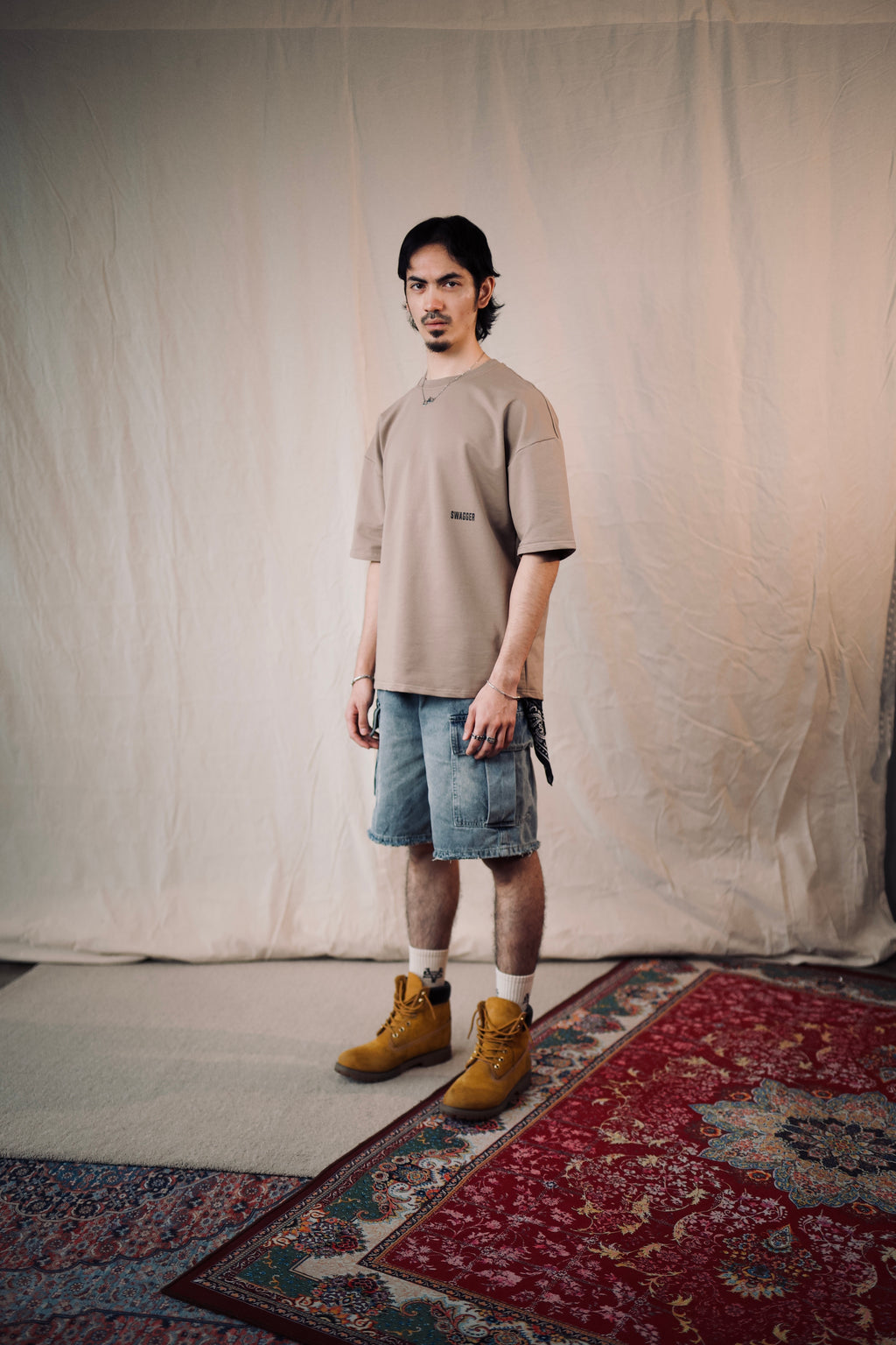ESSENTIAL SWAGGER TEE | BROWN KHAKI