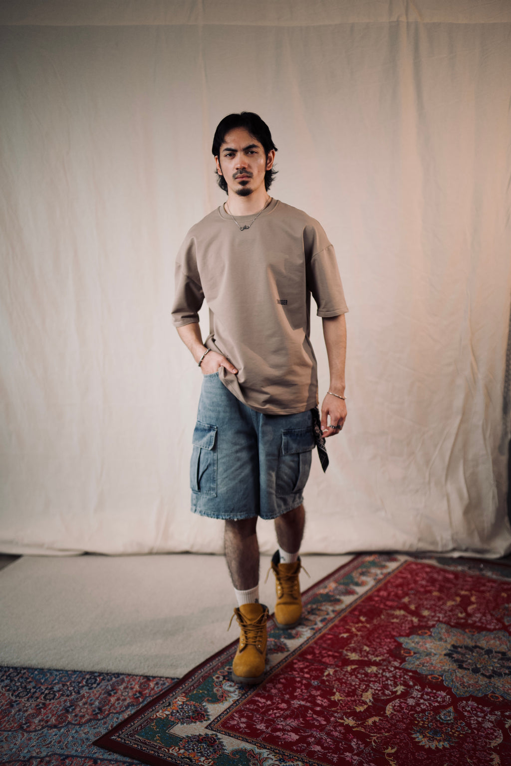 ESSENTIAL SWAGGER TEE | BROWN KHAKI