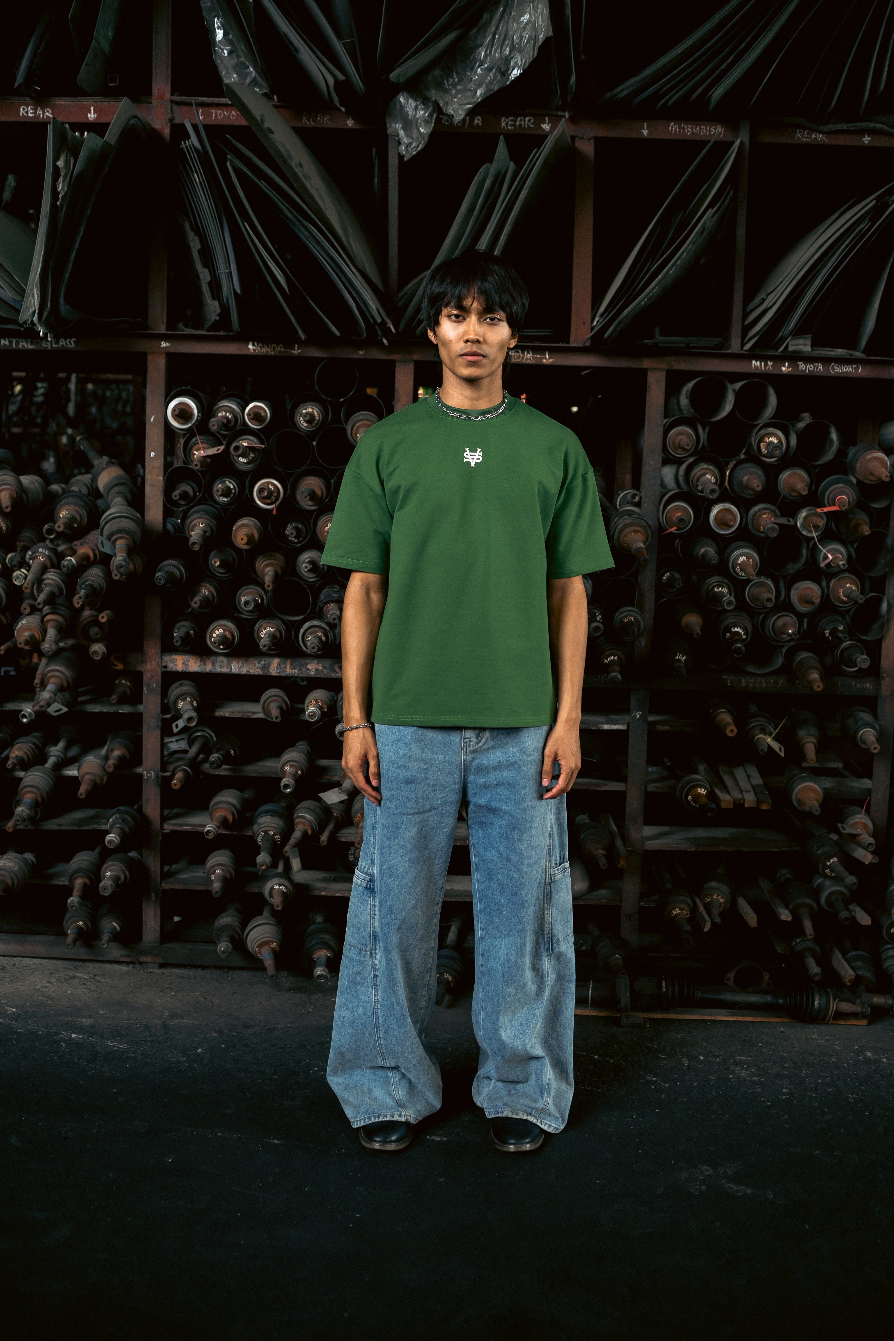 RAIMENT TEE | OLIVE GREEN