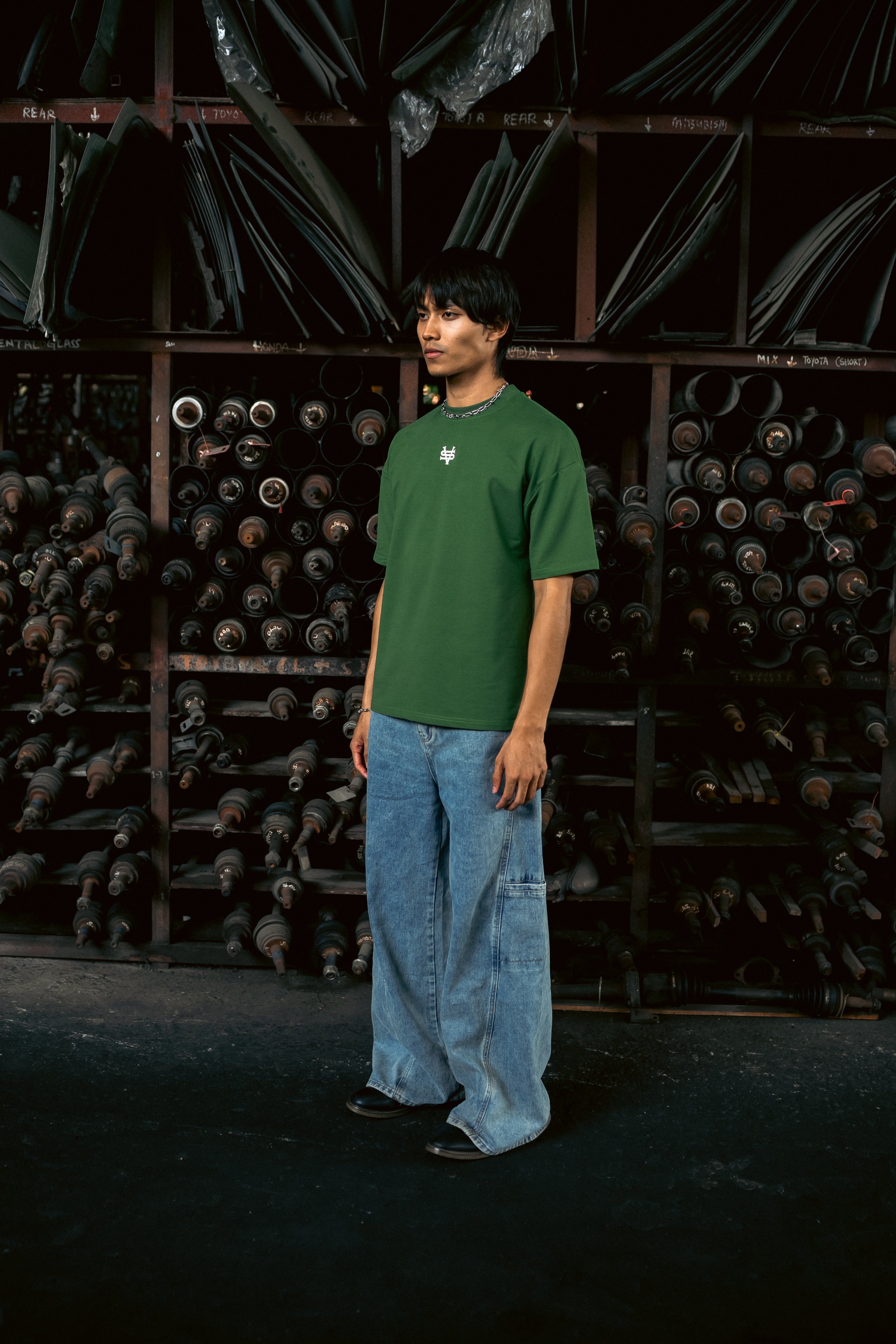 RAIMENT TEE | OLIVE GREEN