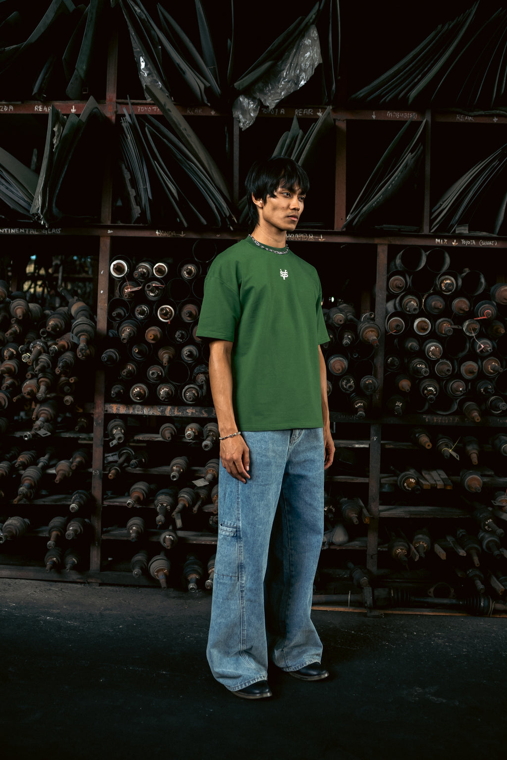 RAIMENT TEE | OLIVE GREEN