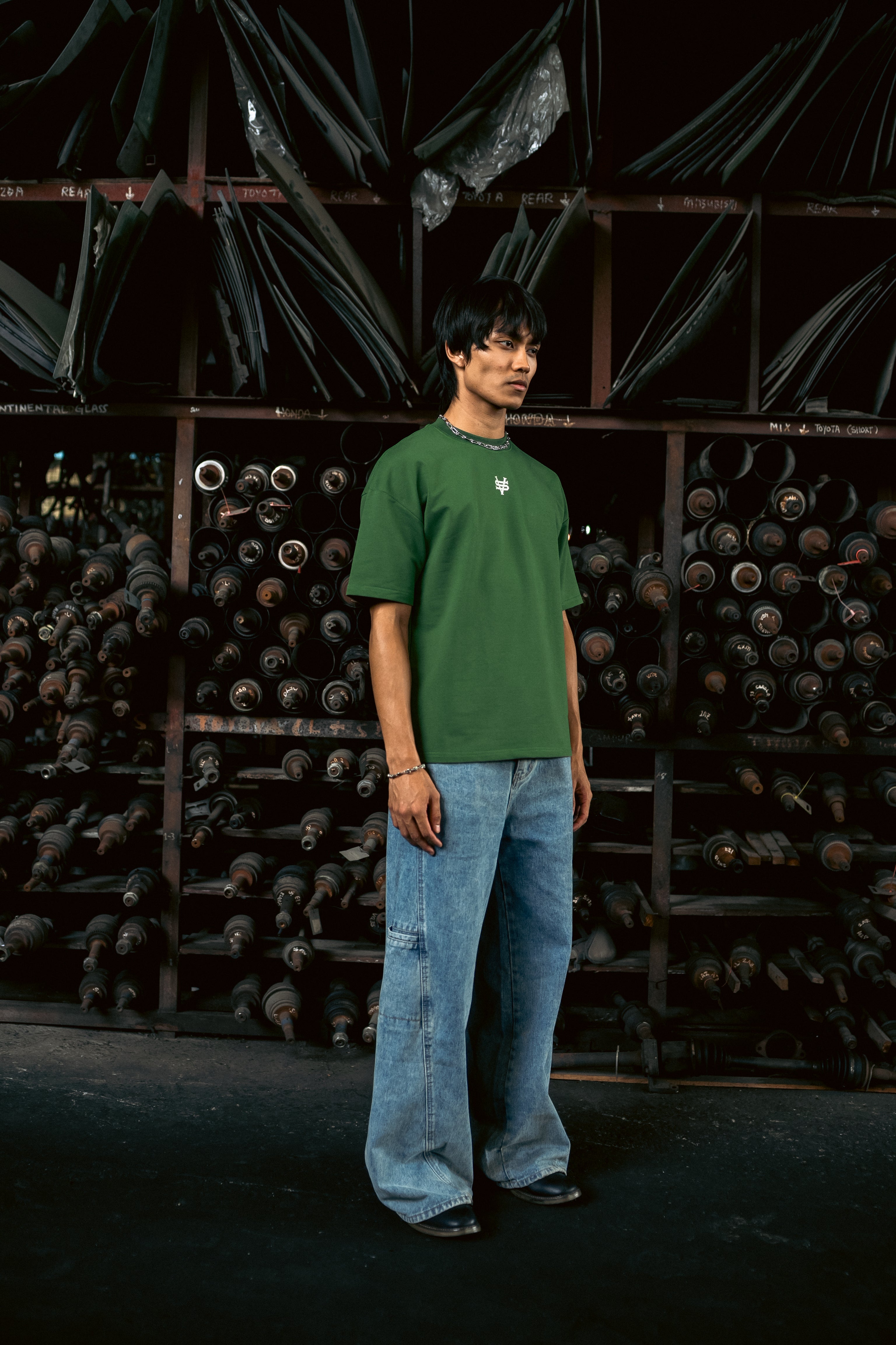 RAIMENT TEE | OLIVE GREEN