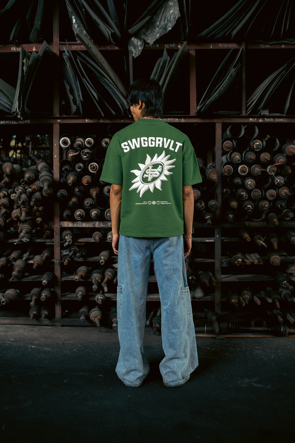 RAIMENT TEE | OLIVE GREEN