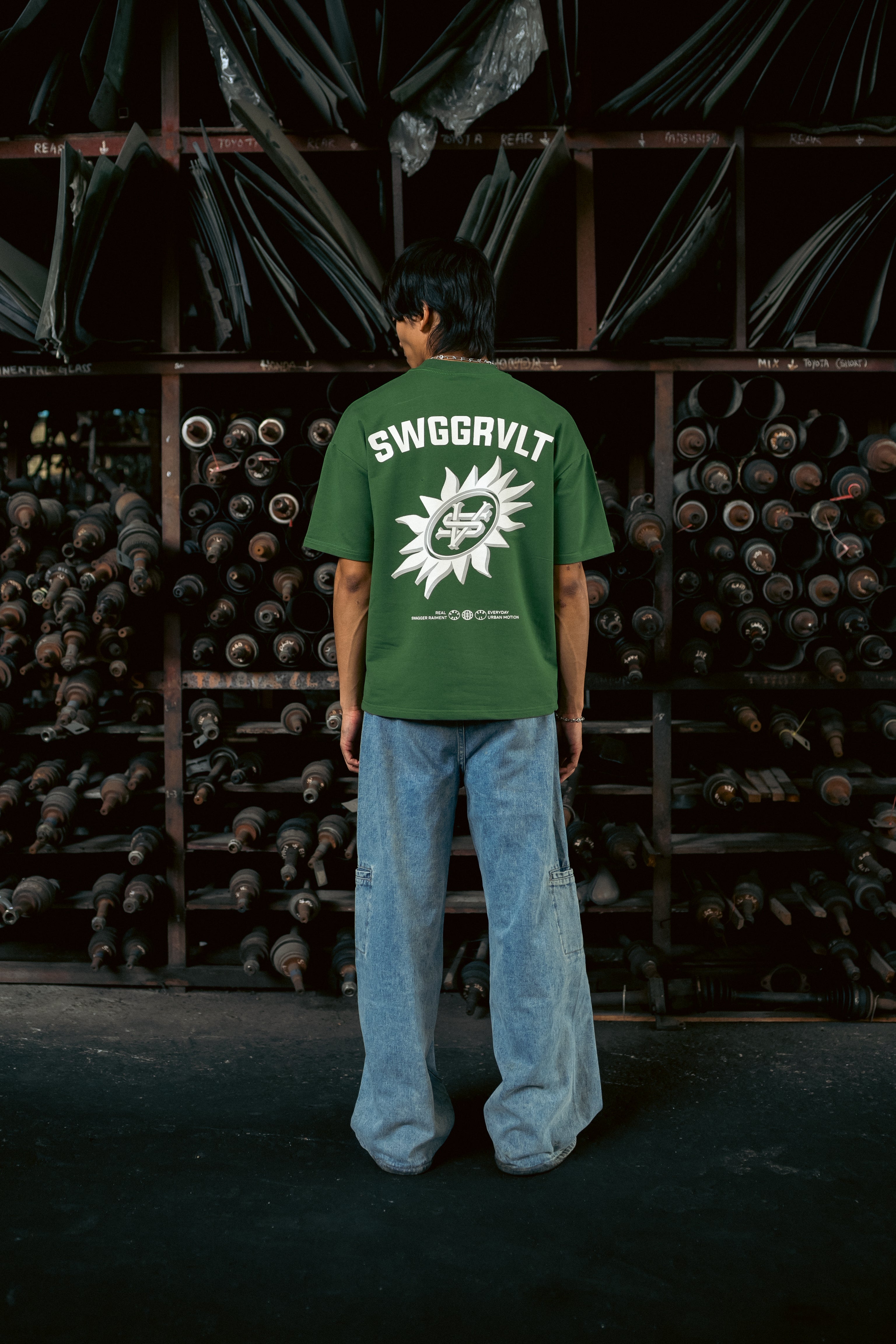 RAIMENT TEE | OLIVE GREEN