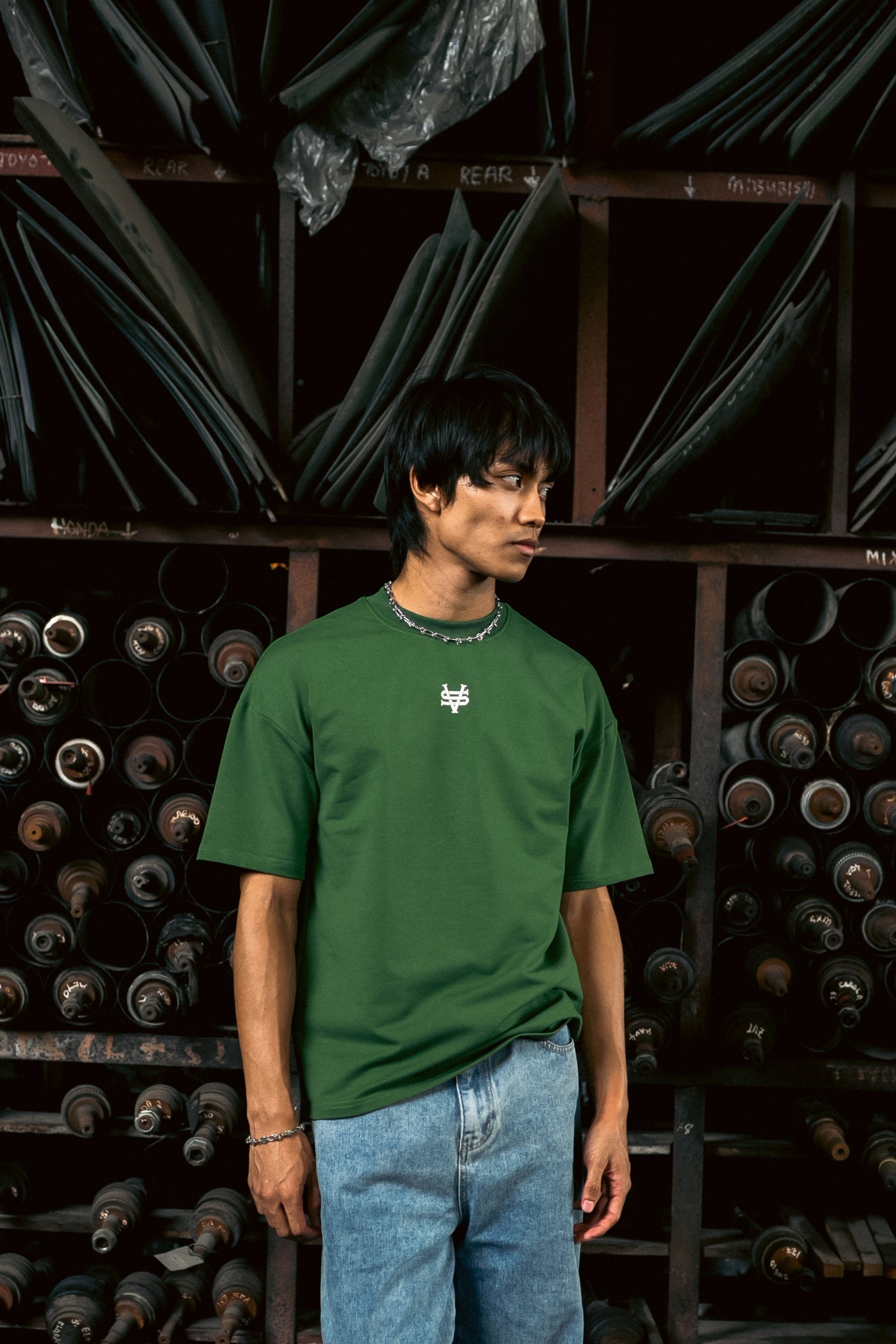 RAIMENT TEE | OLIVE GREEN
