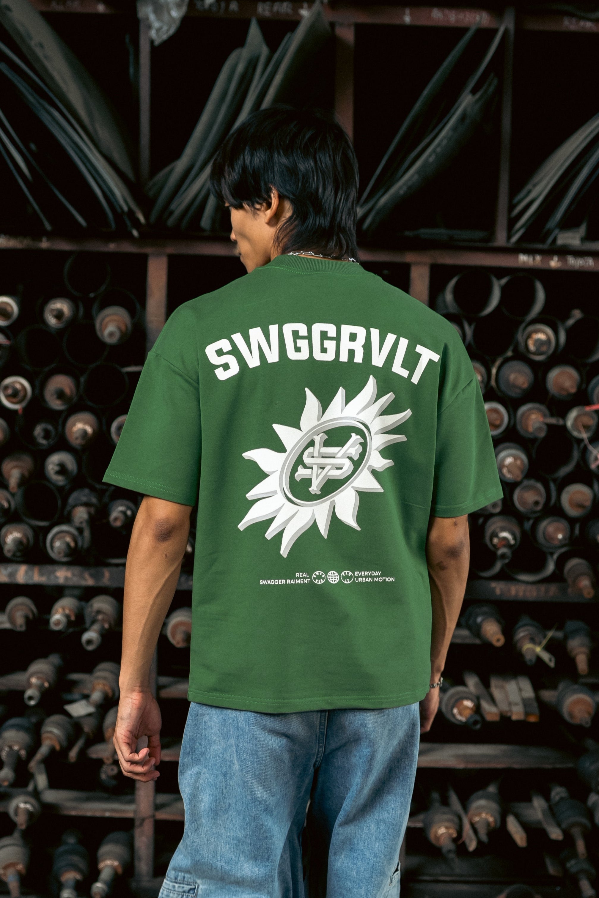 RAIMENT TEE | OLIVE GREEN