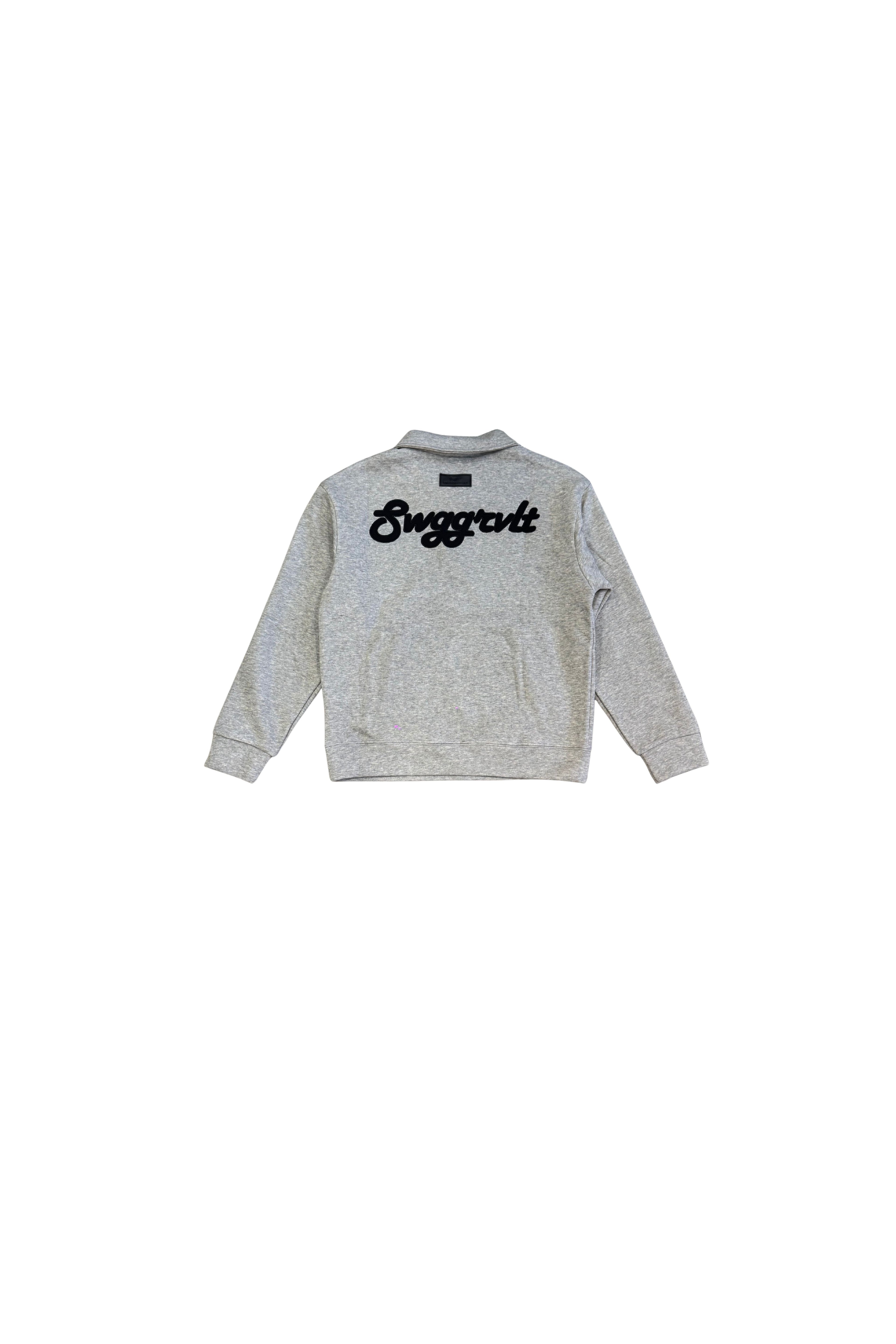 SWGGRVLT HALF-ZIPPER SWEATSHIRT | VINTAGE GREY