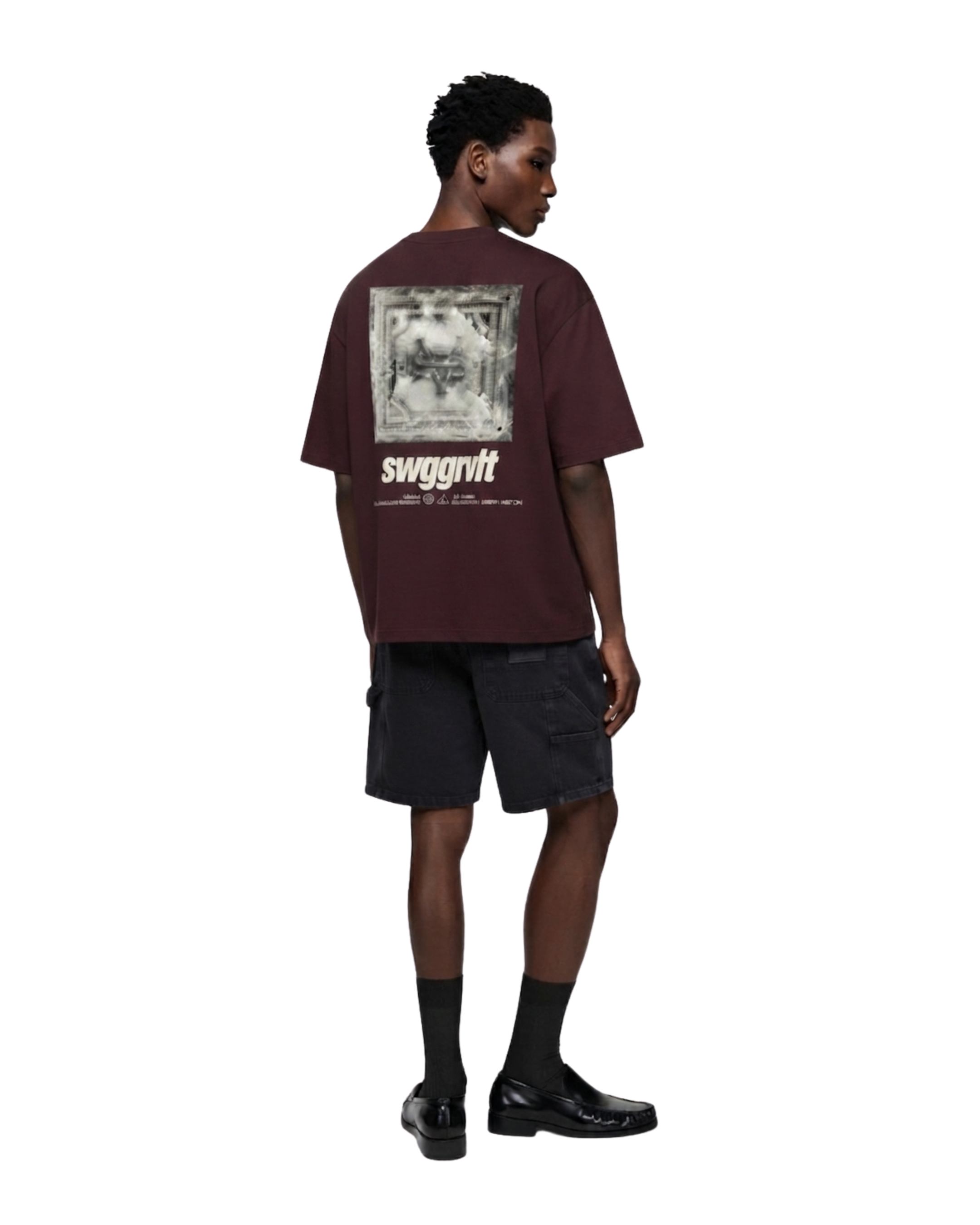 SWGGRVLT CLOUD TEE | DARK PLUM