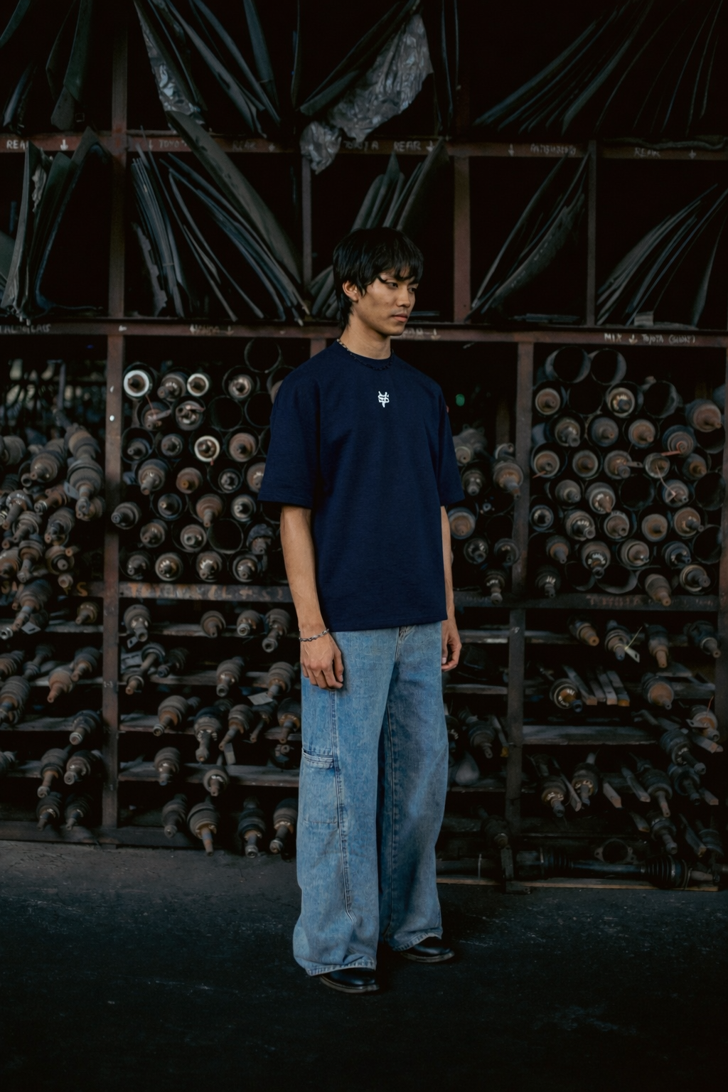 RAIMENT TEE | NAVY BLUE