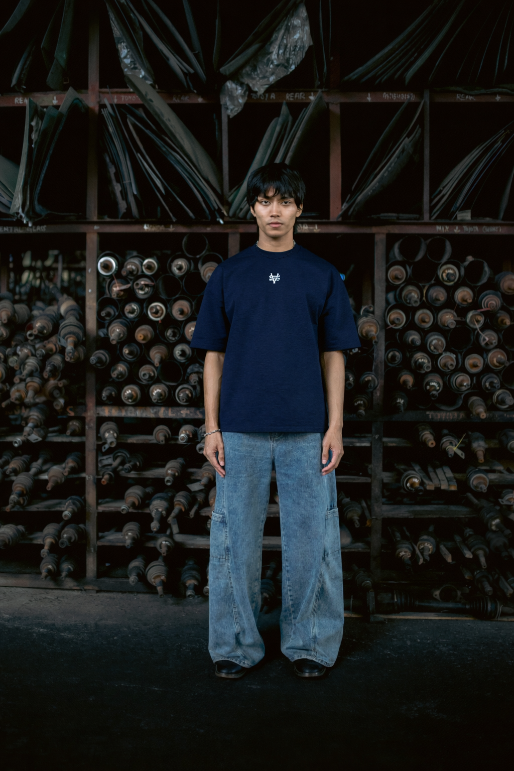 RAIMENT TEE | NAVY BLUE