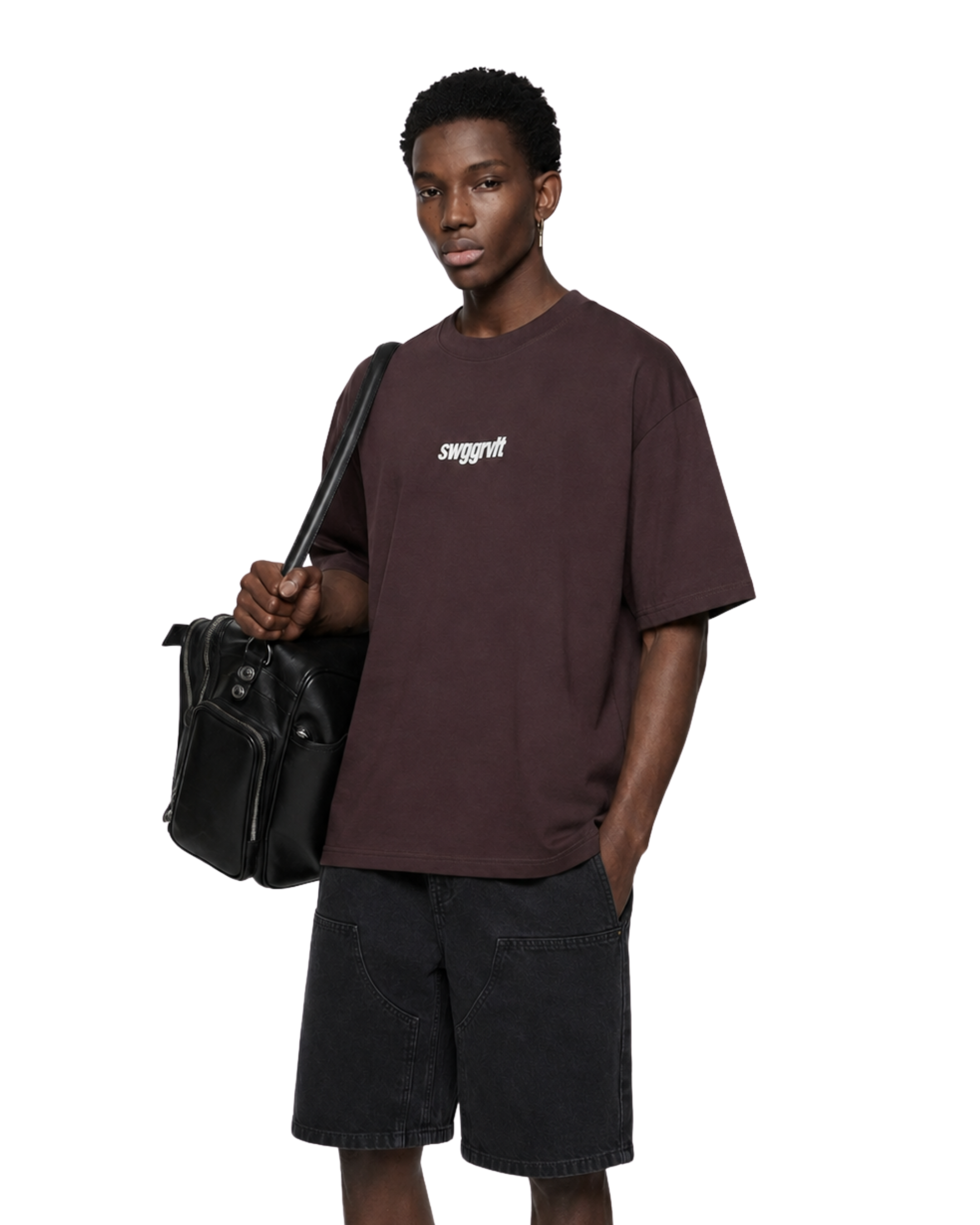 SWGGRVLT CLOUD TEE | DARK PLUM