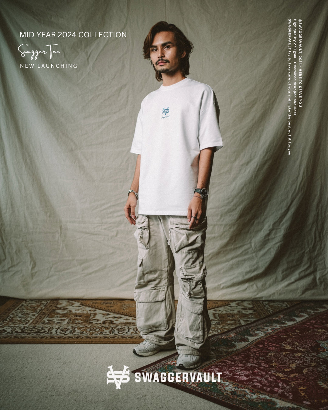 SWAGGER TEE WHITE