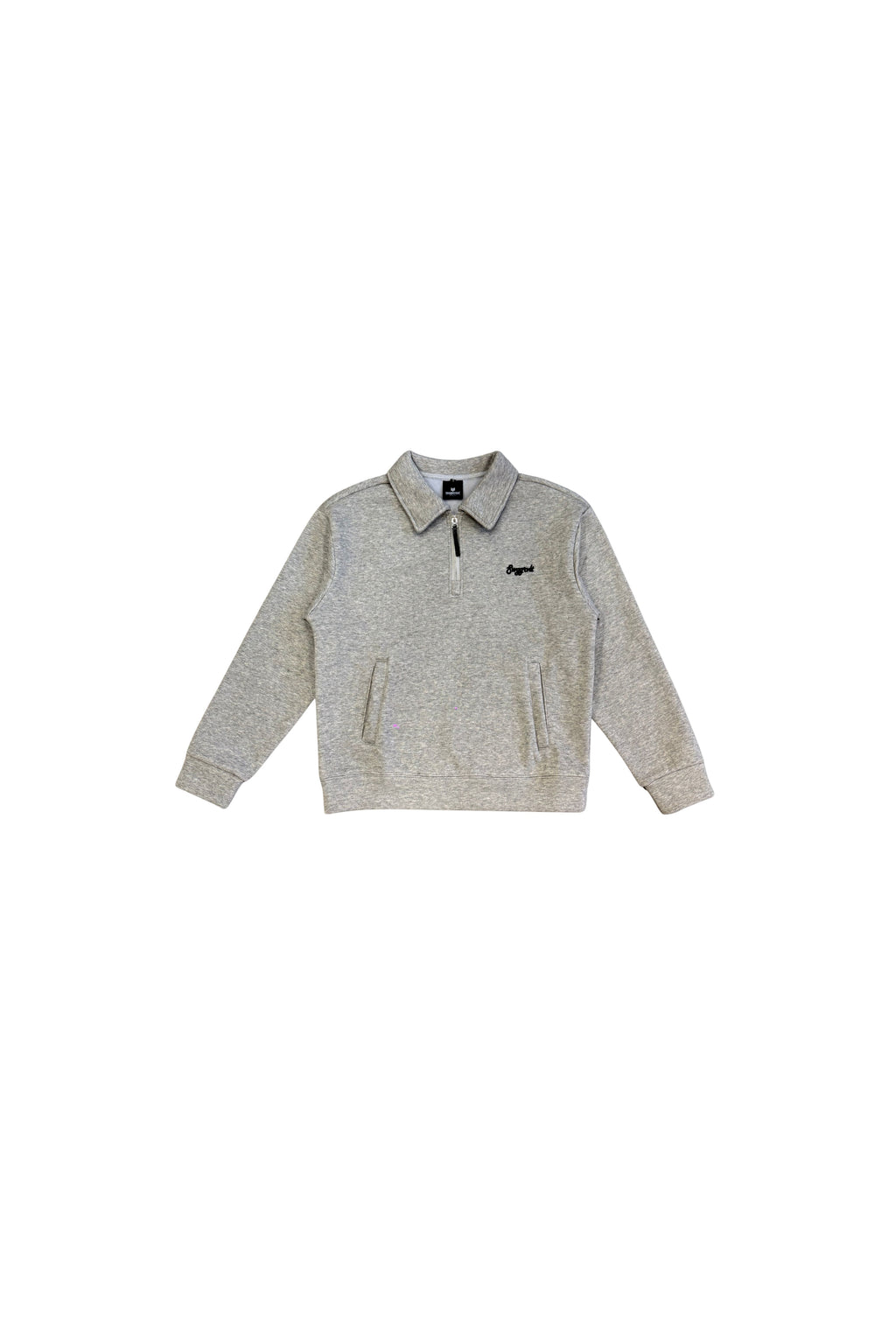 SWGGRVLT HALF-ZIPPER SWEATSHIRT | VINTAGE GREY