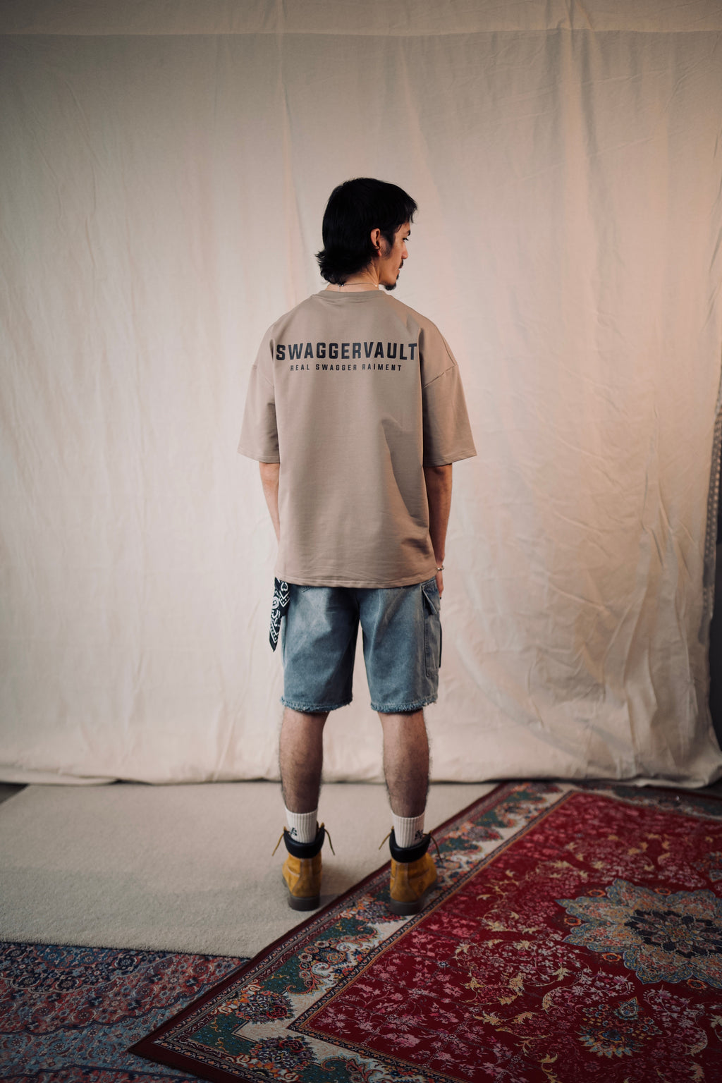 ESSENTIAL SWAGGER TEE | BROWN KHAKI