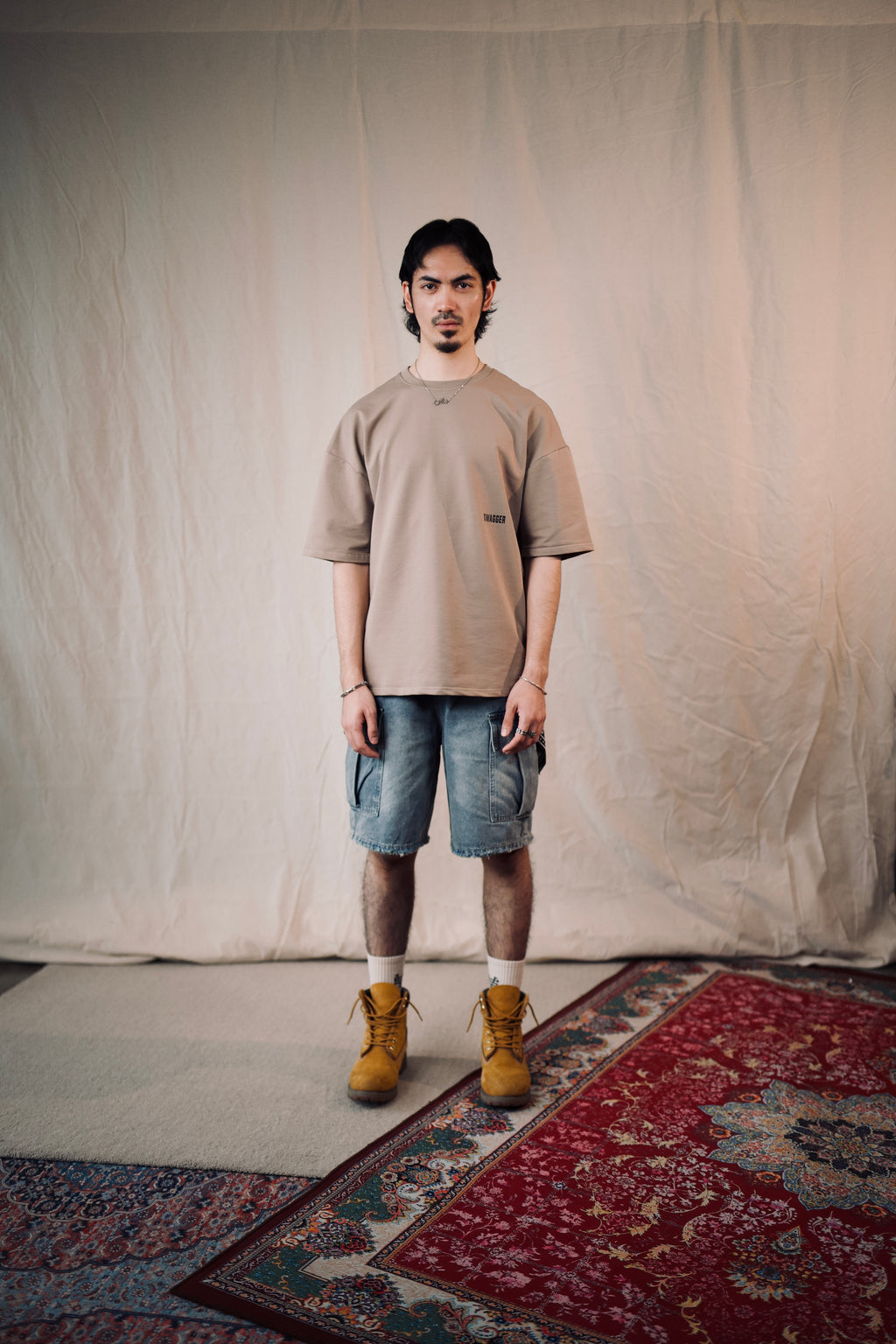 ESSENTIAL SWAGGER TEE | BROWN KHAKI