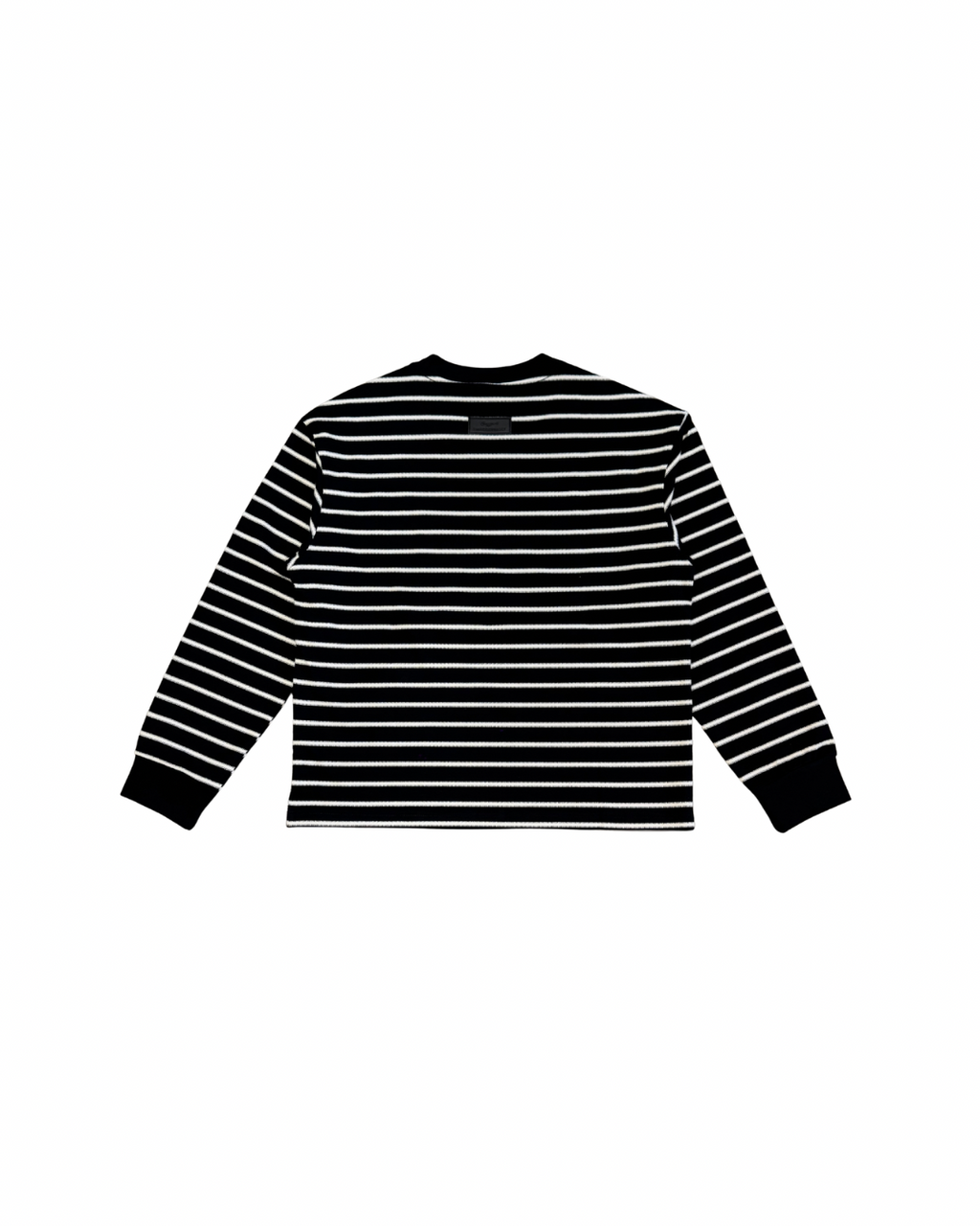 SWGGRVLT STRIPES CREW NECK | CLASSIC BLACK