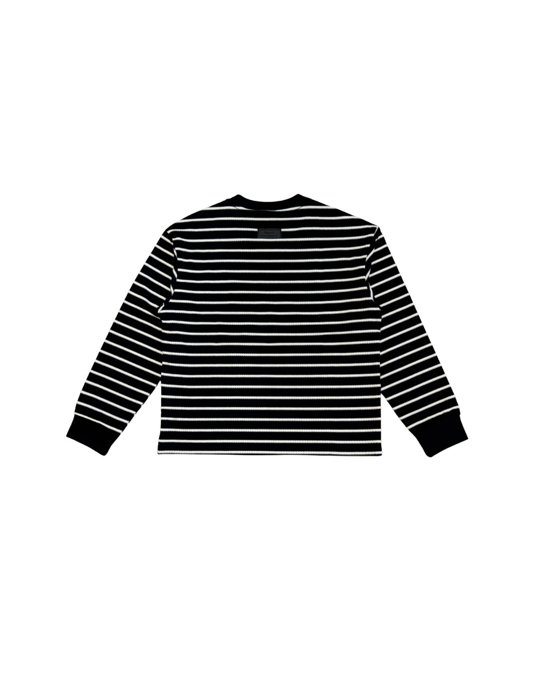 SWGGRVLT STRIPES CREW NECK | CLASSIC BLACK