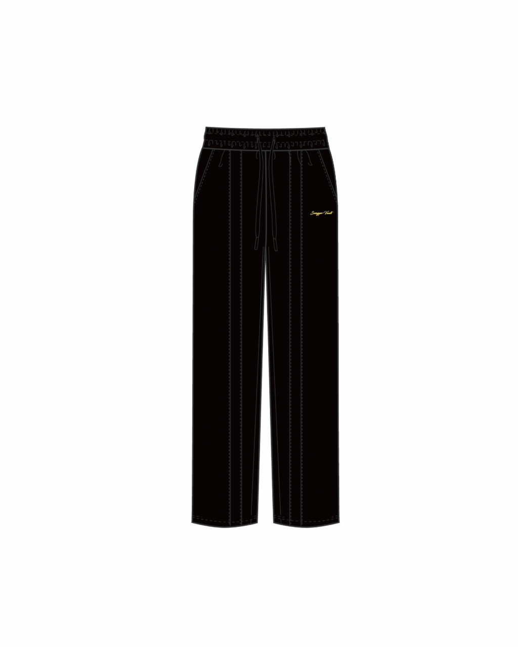 CREWEL PANT | BLACK