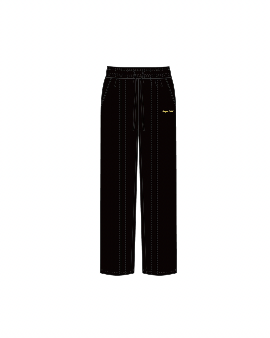 CREWEL PANT | BLACK