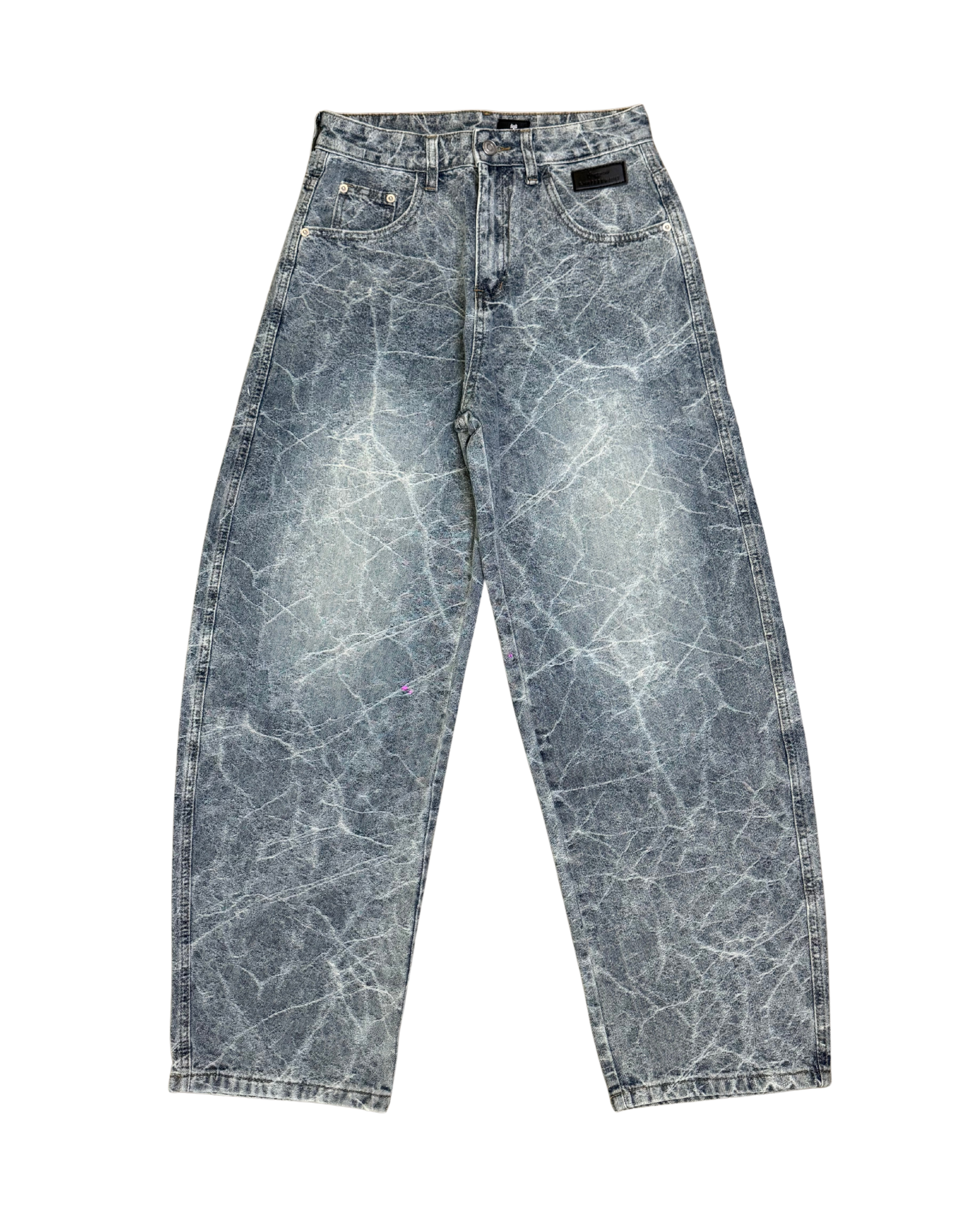 THUNDER PANTS - VEIN WASH DENIM