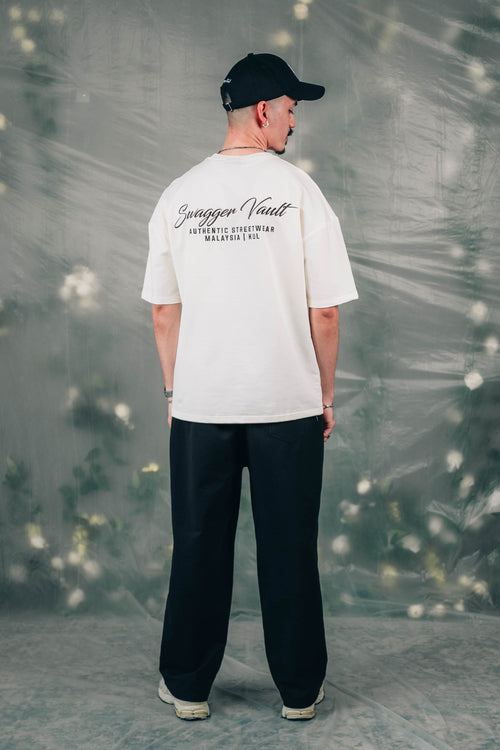CREWEL TEE | OFF WHITE