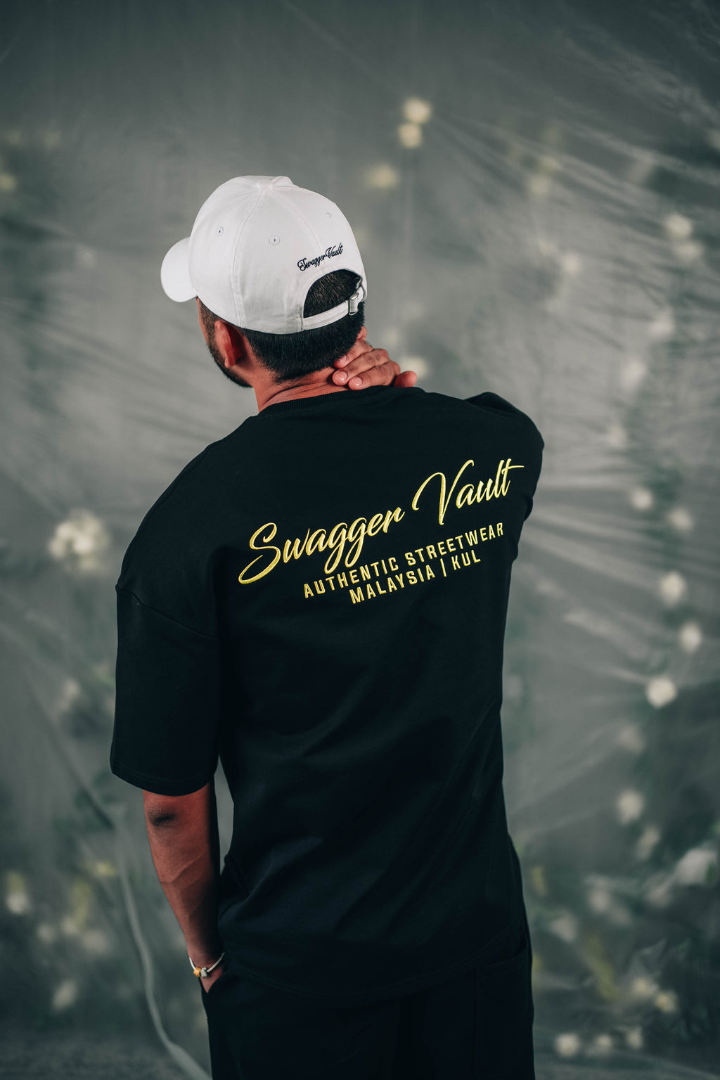 CREWEL TEE | BLACK