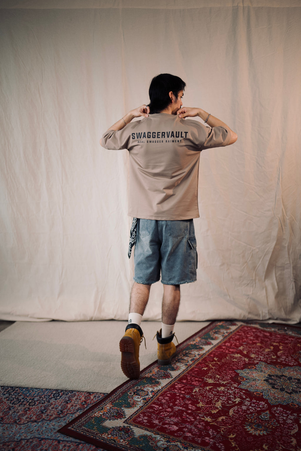 ESSENTIAL SWAGGER TEE | BROWN KHAKI