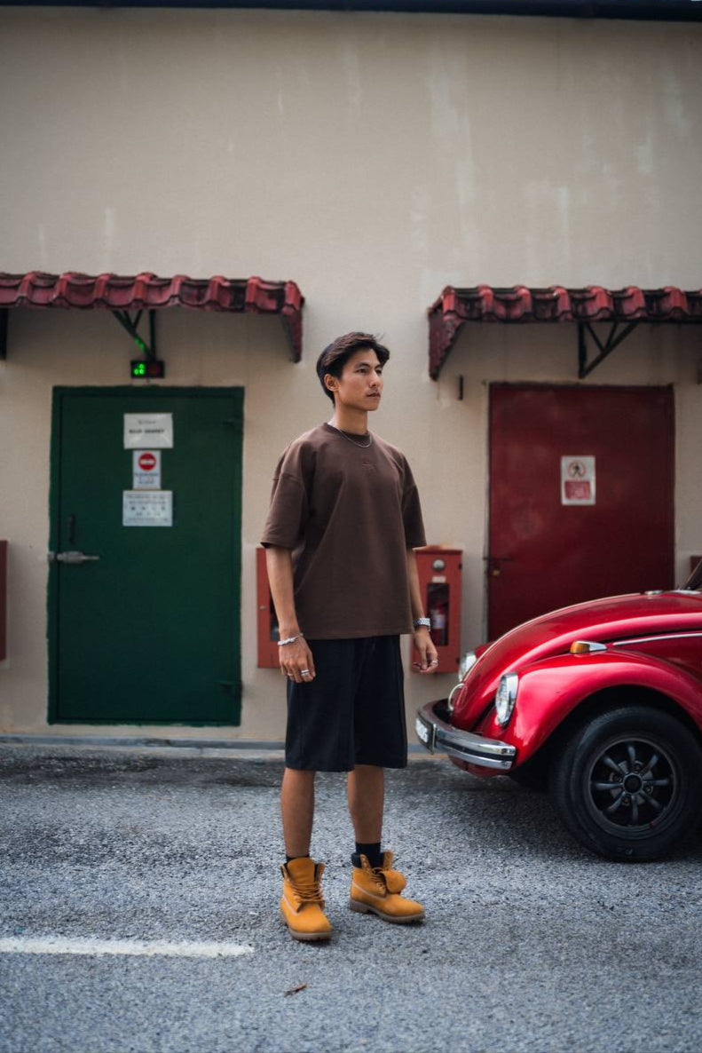 BASIC TEE | DARK BROWN