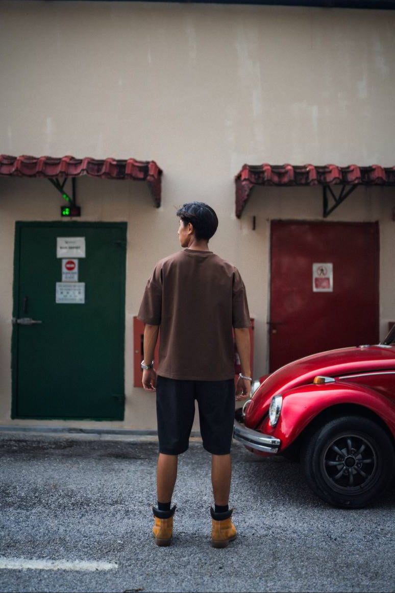 BASIC TEE | DARK BROWN