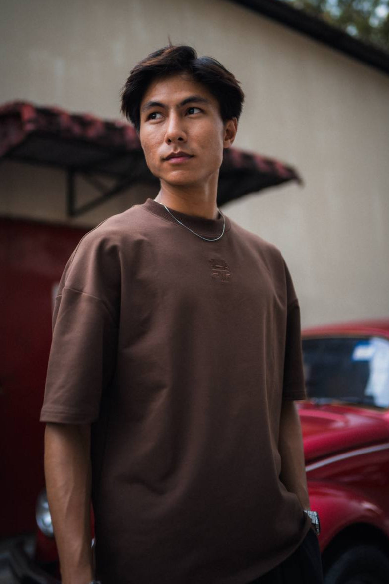 BASIC TEE | DARK BROWN